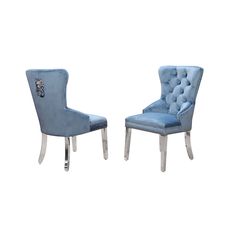 Modern Design Velvet Upholstered Dining Chair