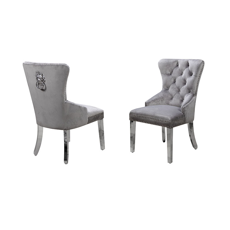 Modern Design Velvet Upholstered Dining Chair